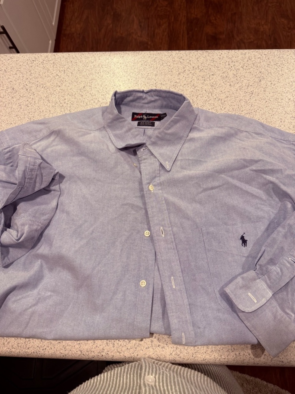 Ralph Lauren Light Blue Oxford Button-Down Dress Shirt